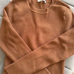 Abercrombie & Fitch Brown Crew Neck Sweater
